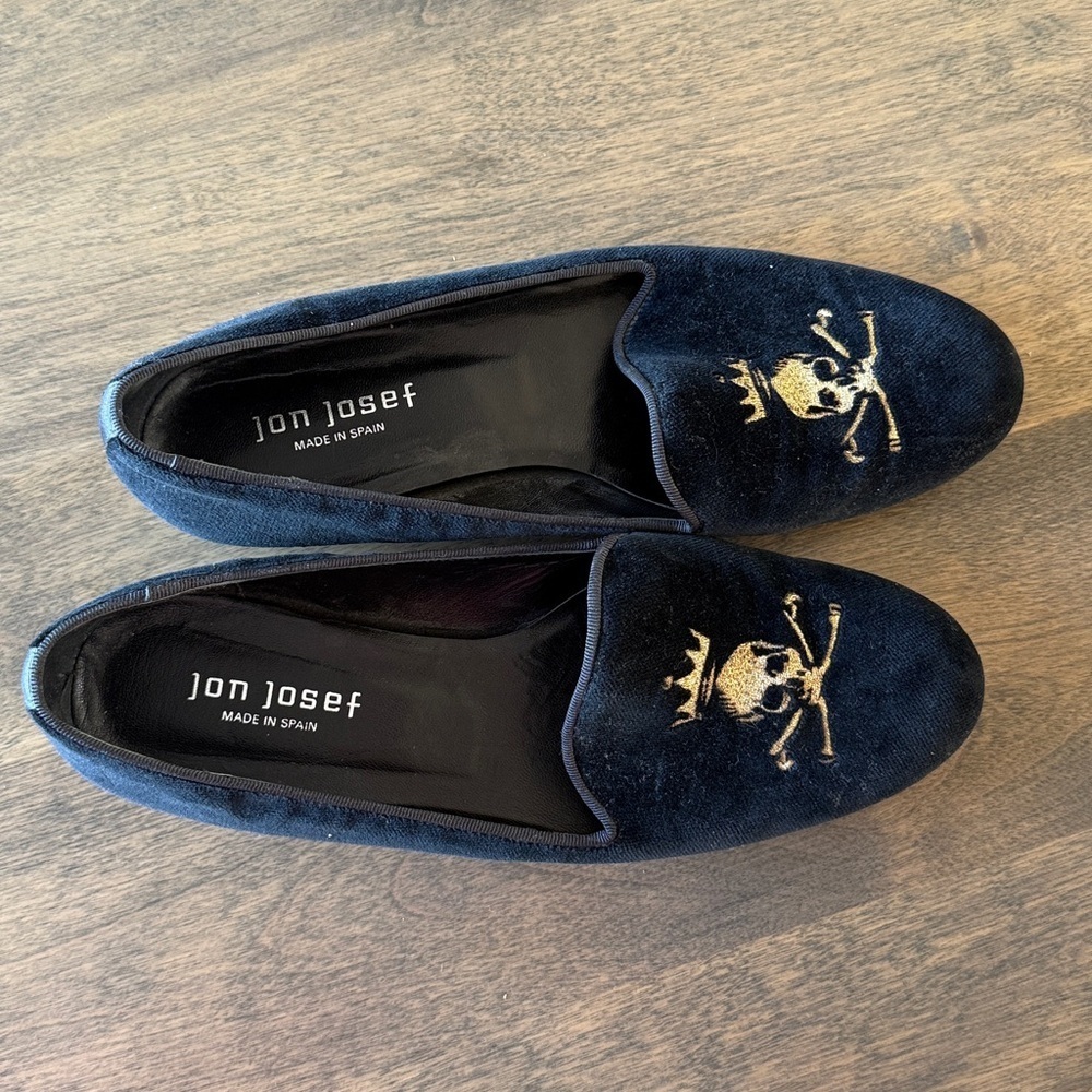Jon Josef black velvet loafers - Picture 7 of 7
